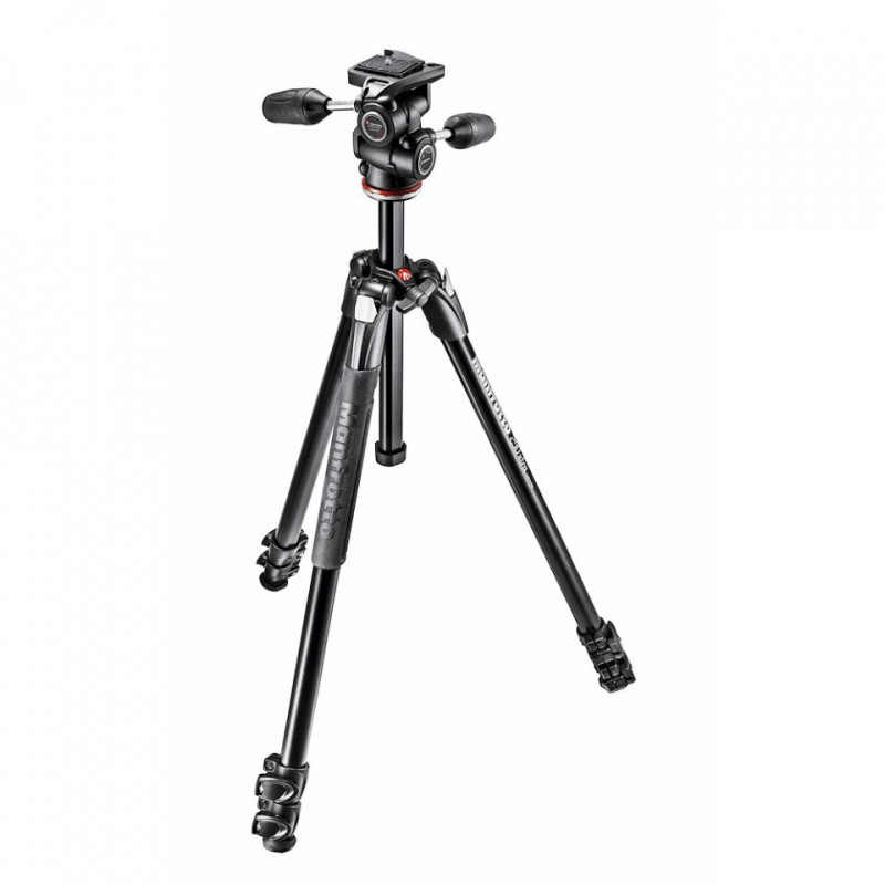 Tripod Manfrotto 290 Xtra Aluminium 3-Section me kokë