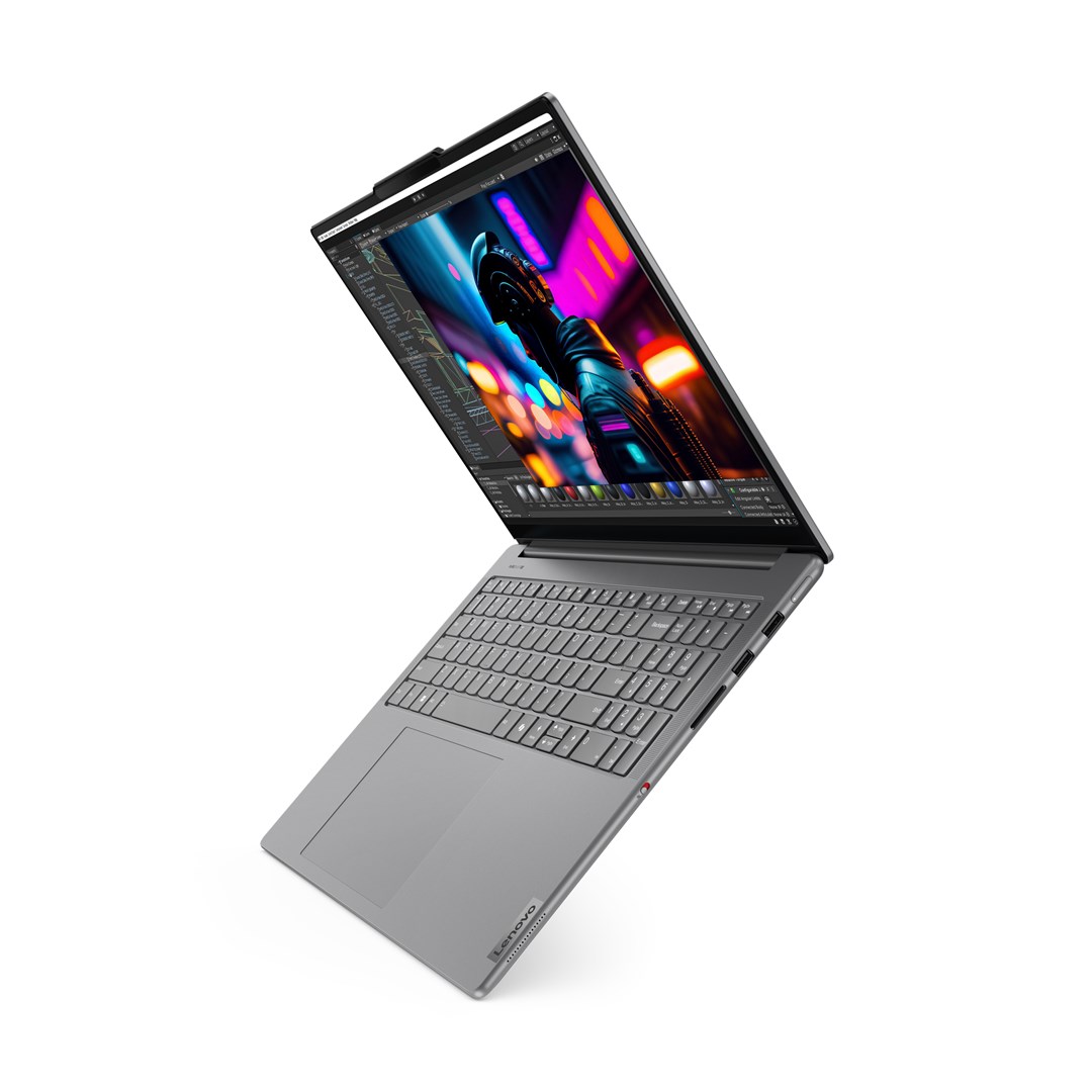 Laptop Lenovo Yoga Pro, 16", Intel 185H, 64 GB RAM, 1 TB SSD, NVIDIA GeForce RTX 4070, i hirtë
