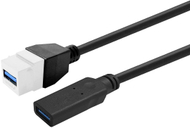 Модул кистон VivoLink USB 3.0, еден порт, бел