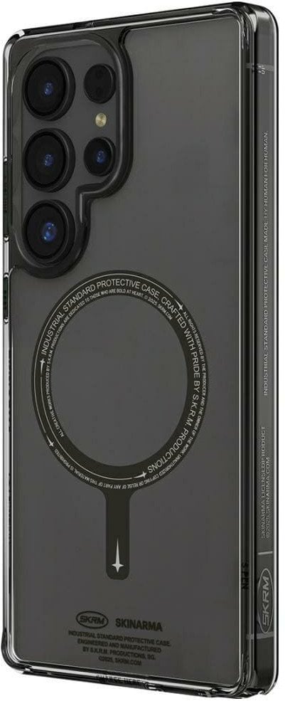 Mbështjellës telefoni Skinarma Saido për Samsung Galaxy S25 Ultra, MagSafe, TPU, i zi