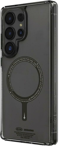 Mbështjellës telefoni Skinarma Saido për Samsung Galaxy S25 Ultra, MagSafe, TPU, i zi