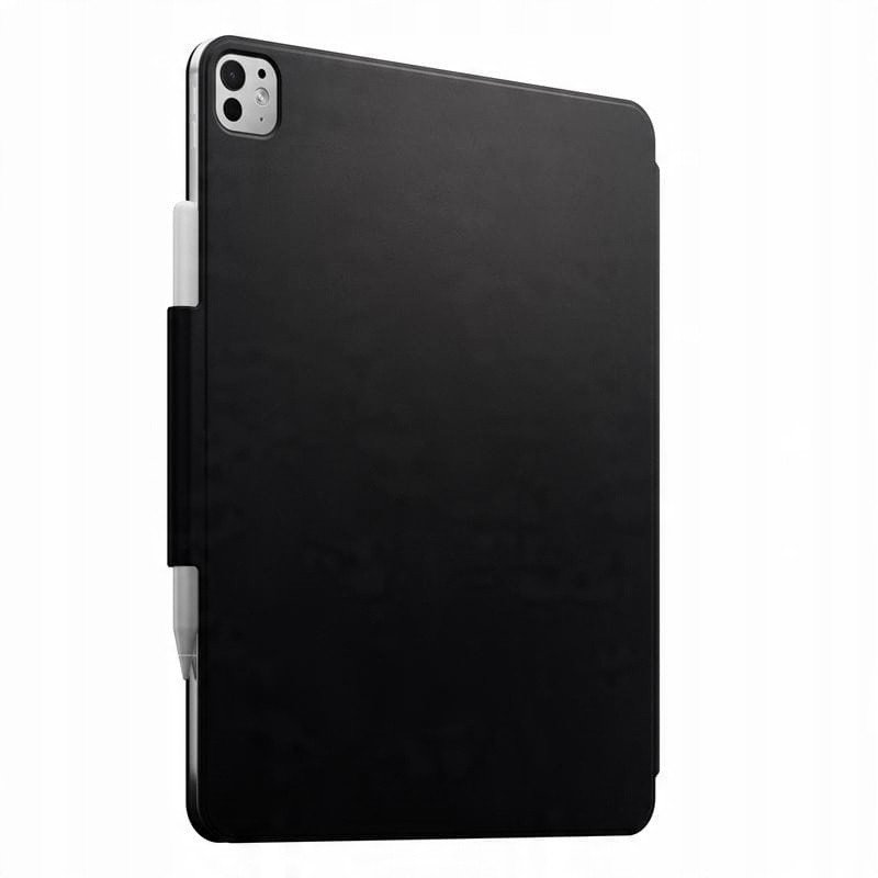 Kuti mbrojtëse Nomad Leather Folio, për iPad Pro 11" M4, lëkurë, e zezë