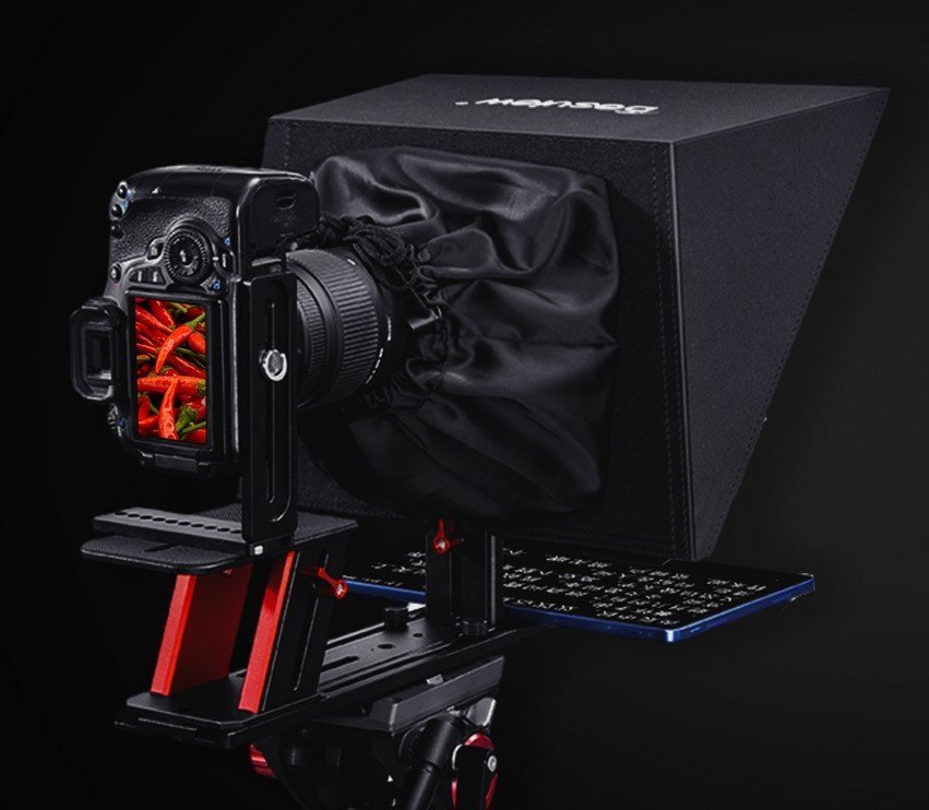 Teleprompter Desview TP150, për DSLR dhe mirrorless, për tablet deri 15.3", i zi