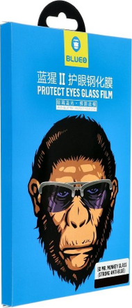 Xham mbrojtës BlueO 5D Mr. Monkey për iPhone 12 12 Pro, privacy, transparent