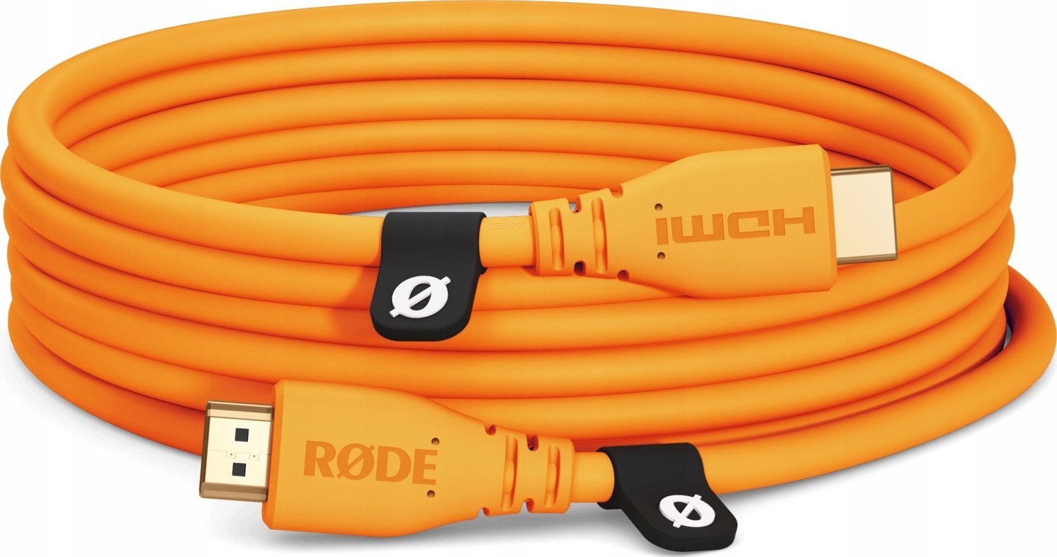 Kabllo HDMI Rode 3m, 4K 60Hz, portokalli