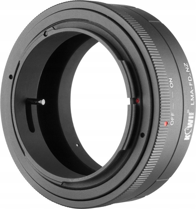 Adapter për lente Kiwifotos LMA FD NZ, Canon FD në Nikon Z, metalik