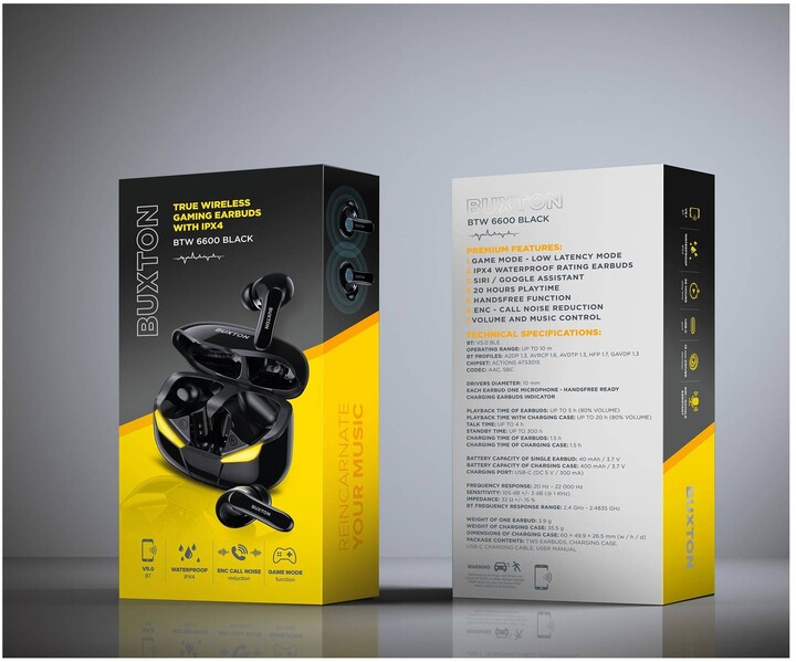 BUXTON BTW 6600, černá