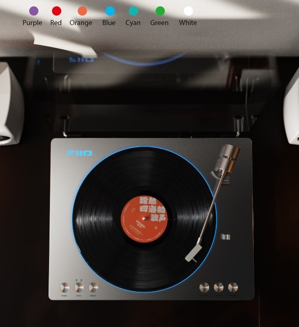 Gramafon FiiO TT13 BT, Bluetooth aptX HD, automatik, argjendtë