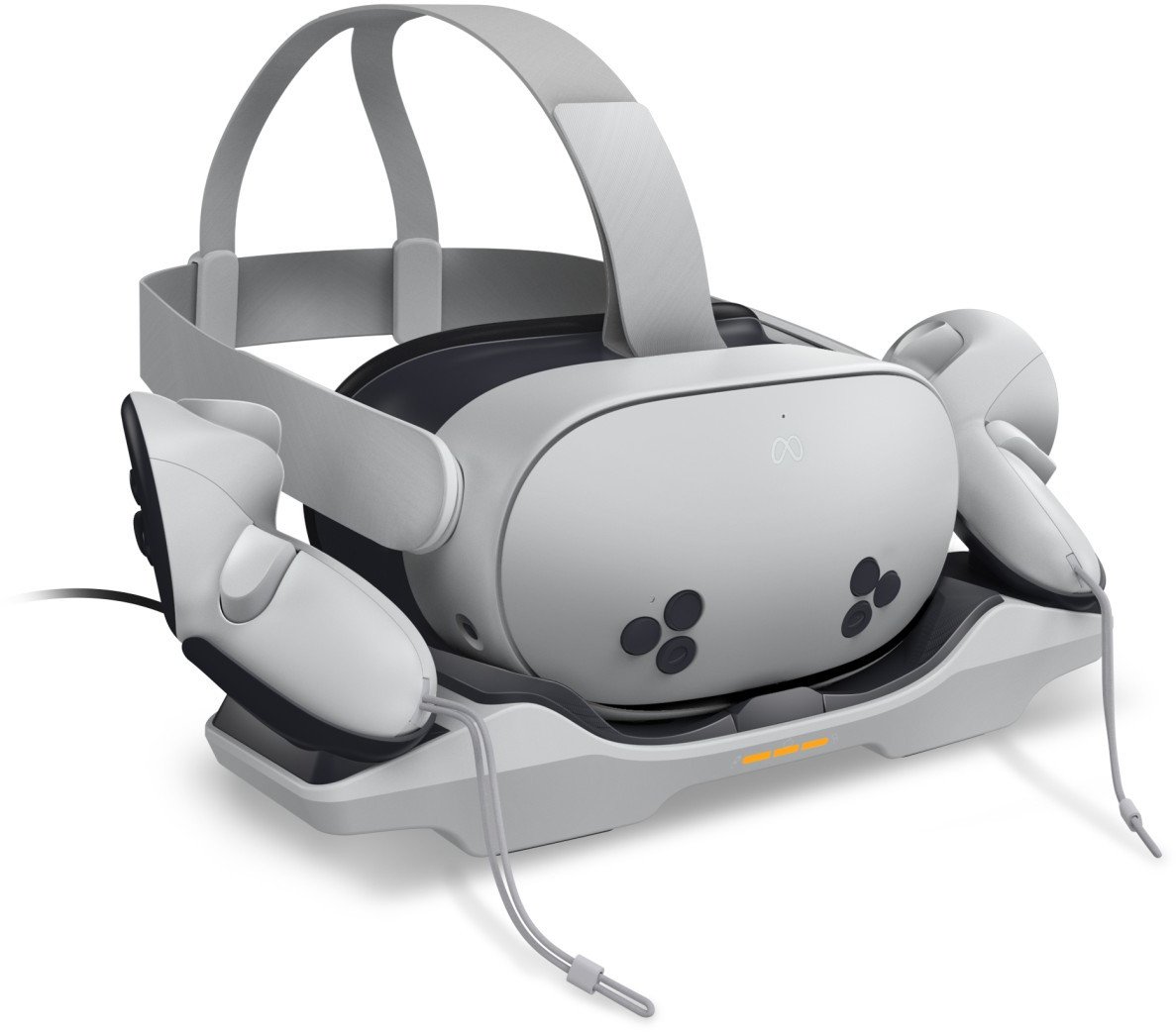 Stacion karikimi PowerA për Meta Quest 3 3S, me bateri rikarikueshme, port USB C, i zi