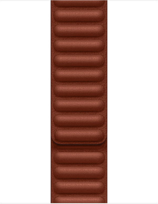 Apple Watch 41mm Band, Umber Leather Link - S/M