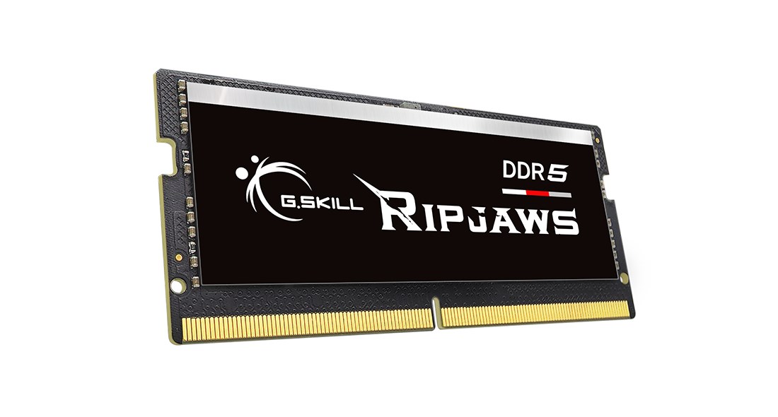 Memorie RAM G.Skill Ripjaws, SODIMM, DDR5, 64GB, 4800 MHz, CL38, e zezë