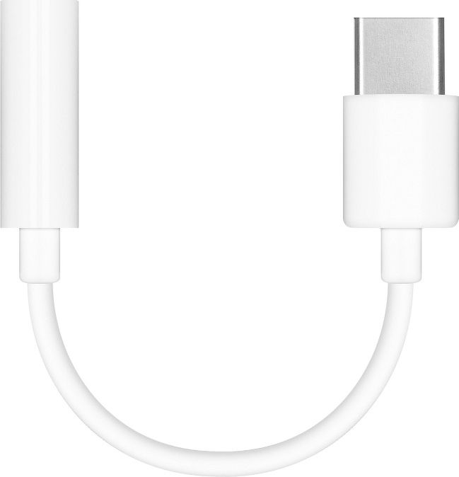 Adapter audio Huawei CM20, USB C në 3.5mm, 9cm, i bardhë