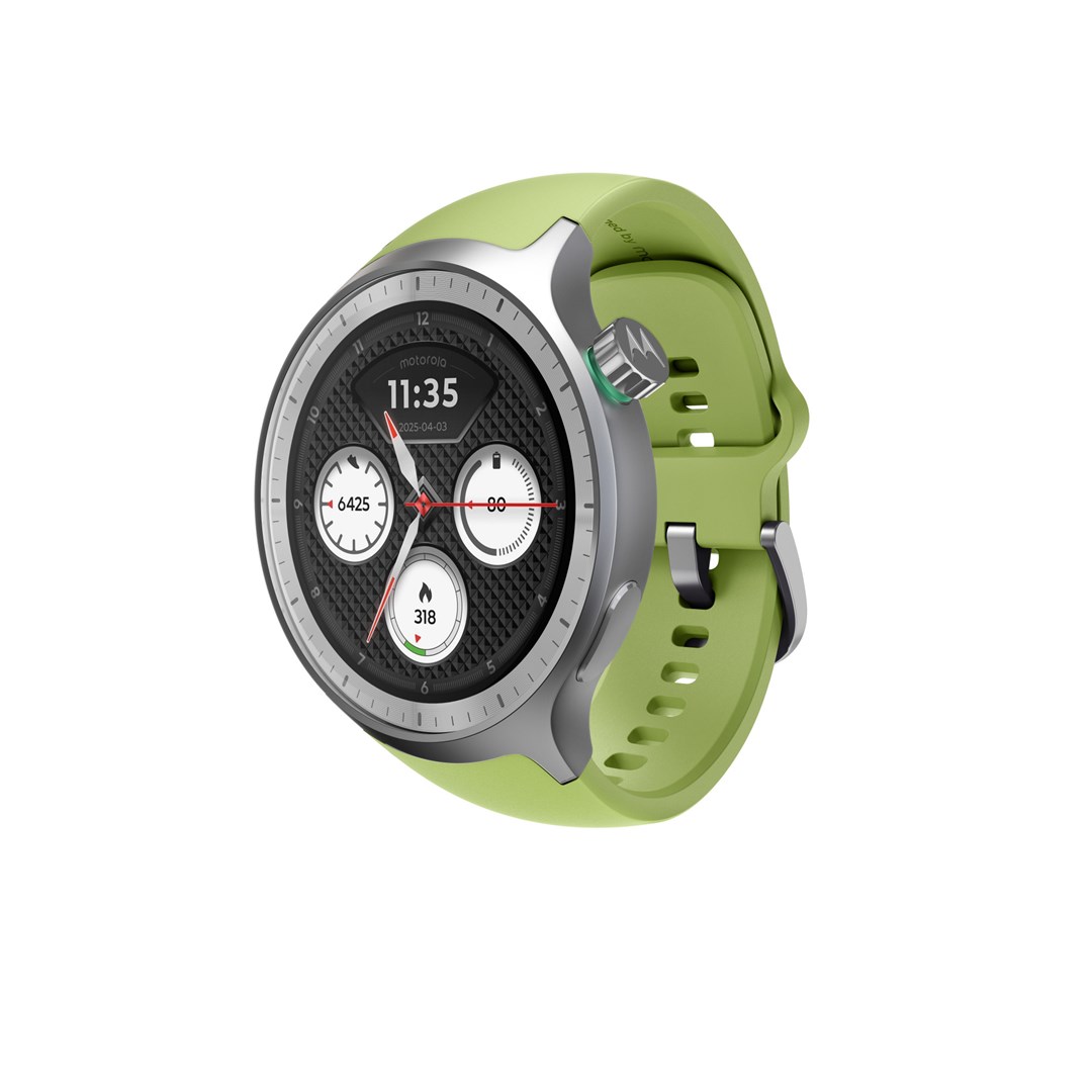 Ora inteligjente Motorola Moto Watch, 1.43" OLED, GPS, jeshile