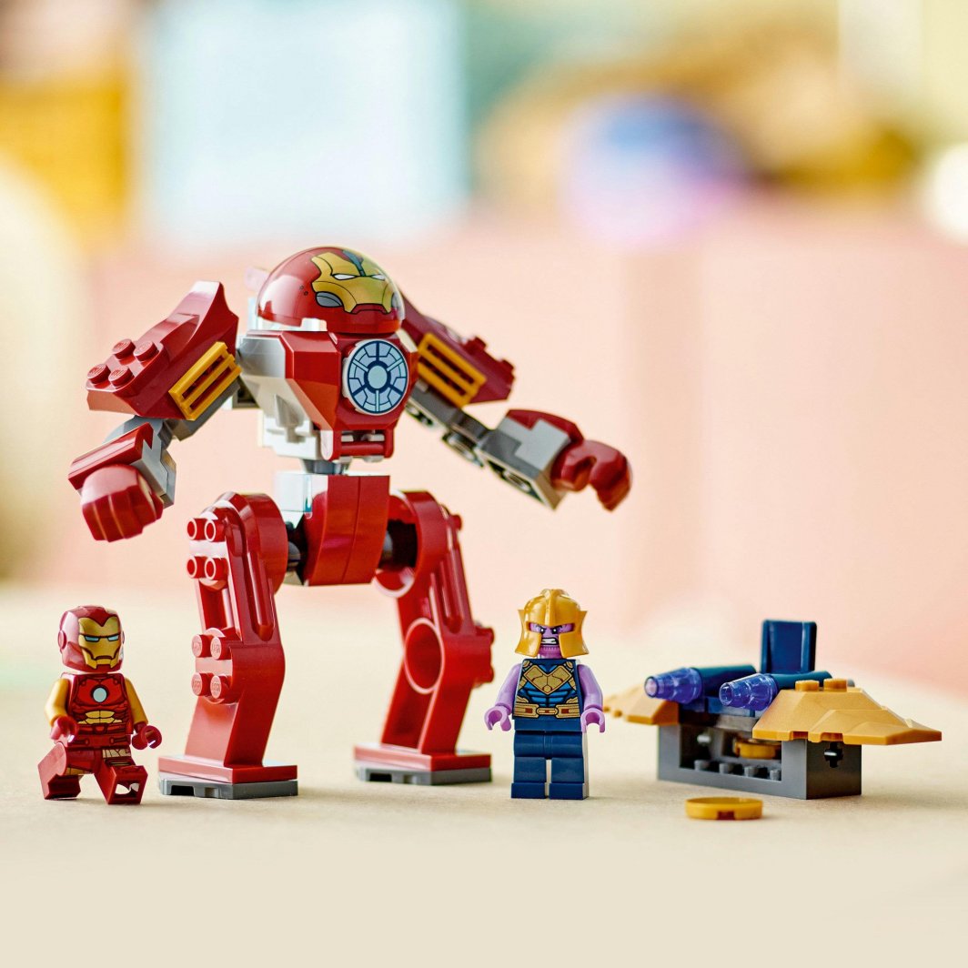 Set LEGO® Marvel 76263 Iron Man Hulkbuster Vs. Thanos, 66 pjesë