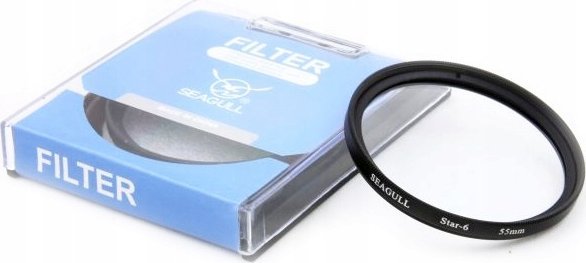 Filtër ylli Seagull Star x6, 55mm, për objektiv fotografie