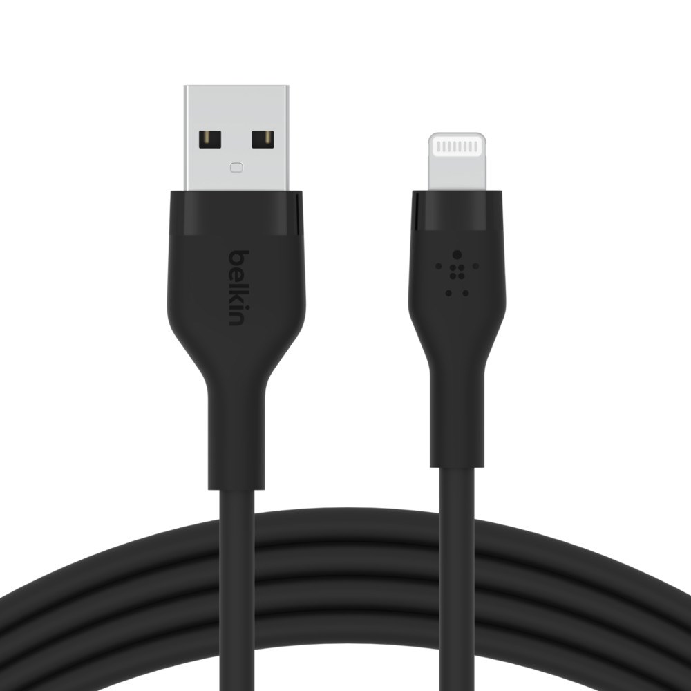 Kabllo Belkin BoostCharge Flex, USB-A në Lightning, 3 m, MFi-certifikuar, e zezë