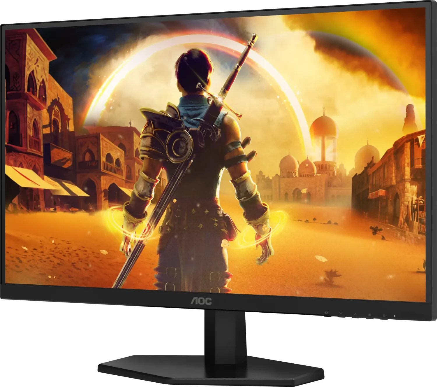 Monitor gaming AOC G4 Q27G42ZE, 27", Quad HD 2560 x 1440, i zi e kuqe
