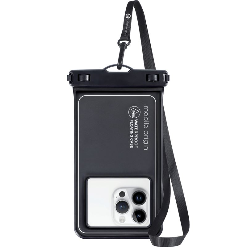 Mbrojtëse Mobile Origin Waterproof për telefona deri në 6.5", e zezë