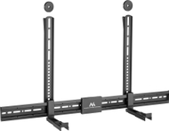 Mbajtëse rregullueshme për soundbar Maclean MC-465, universale, kapacitet 15 kg, e zezë