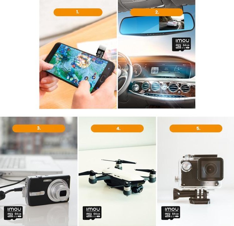 Kartë memorje Imou ST2-32-S1, 32GB, MicroSD Class 10, e zezë