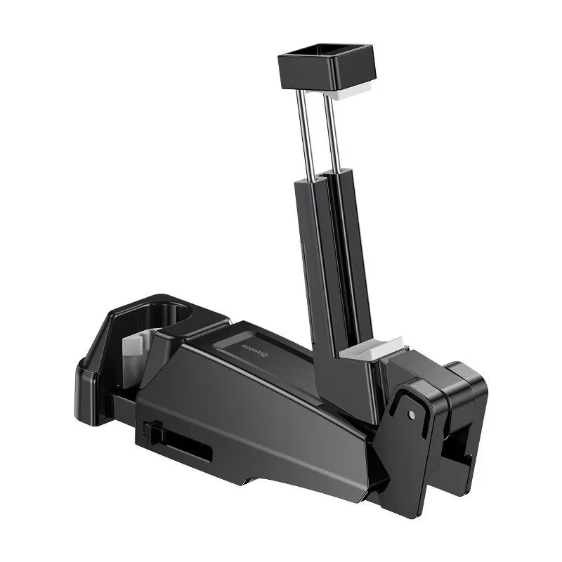Mbajtës telefoni Baseus Back Seat Headrest, për sedilje të pasme, për telefona 64–90 mm, i zi