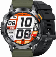 Ora inteligjente Gravity GT22-5, ekran 1.43" AMOLED, Bluetooth, e zezë