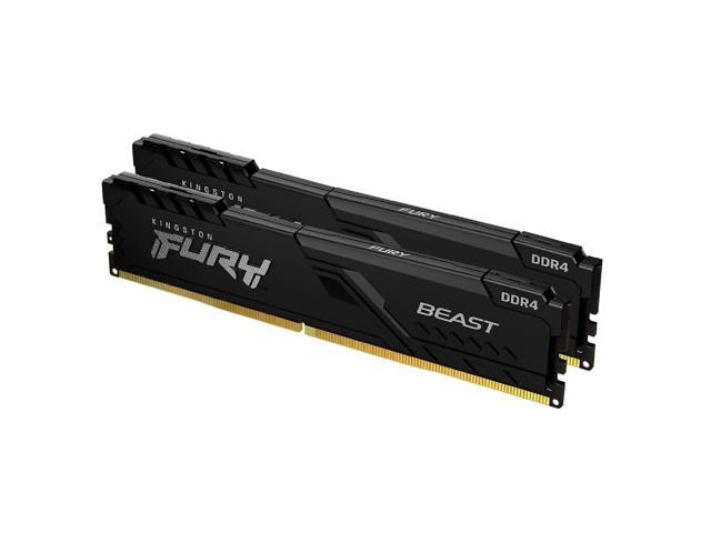 Меморија РАМ Kingston FURY Beast, 16GB DDR4, 3200MT/s CL16, црна
