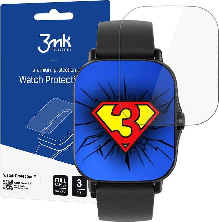 Folie mbrojtëse ekrani 3MK Watch Protection për Xiaomi Amazfit GTS 2 2e, x3, transparente