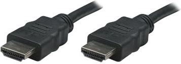 Kabllo Manhattan HDMI - HDMI, 10m, e zezë