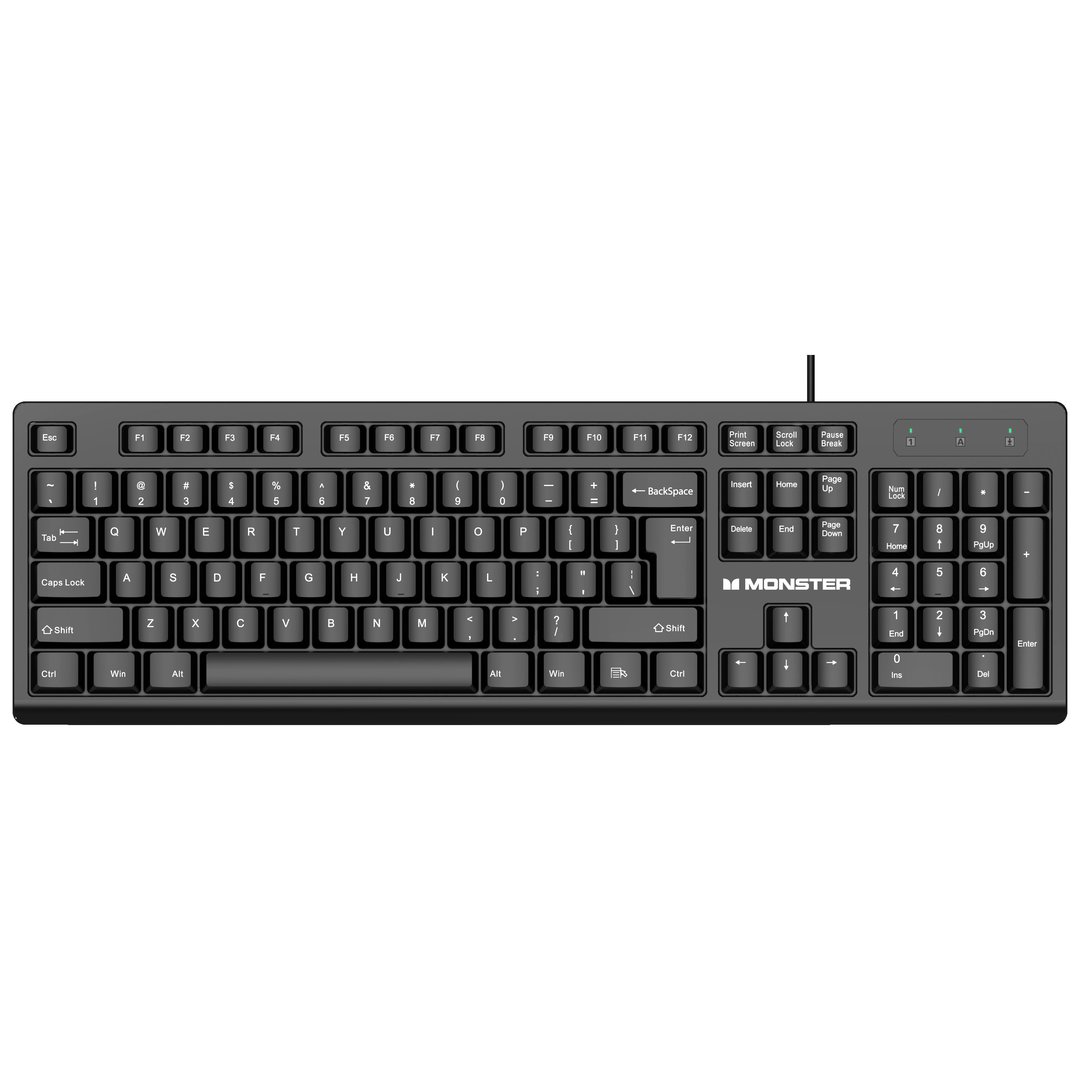 Set - Tastierë + Maus (2N1) MONSTER KM1 NEW-CBK