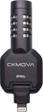 Mikrofon CKMOVA SPM3L directional, Lightning, për iPhone dhe iPad, i zi