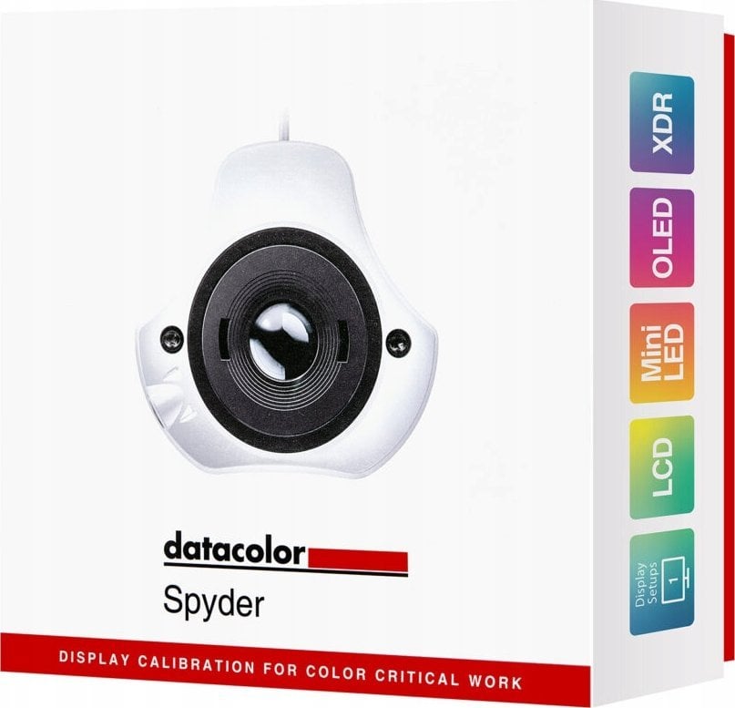 Kalibrator monitori Datacolor Spyder, për LCD mini LED dhe OLED, gri