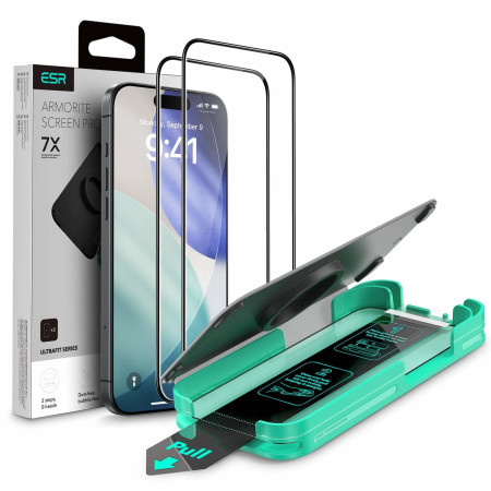 Mbrojtëse ekrani ESR Armorite Pro për iPhone 17 Pro Max, 2 copë