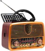 Radio portative Blow RA10, AM/FM, Bluetooth, me panel diellor, portokalli