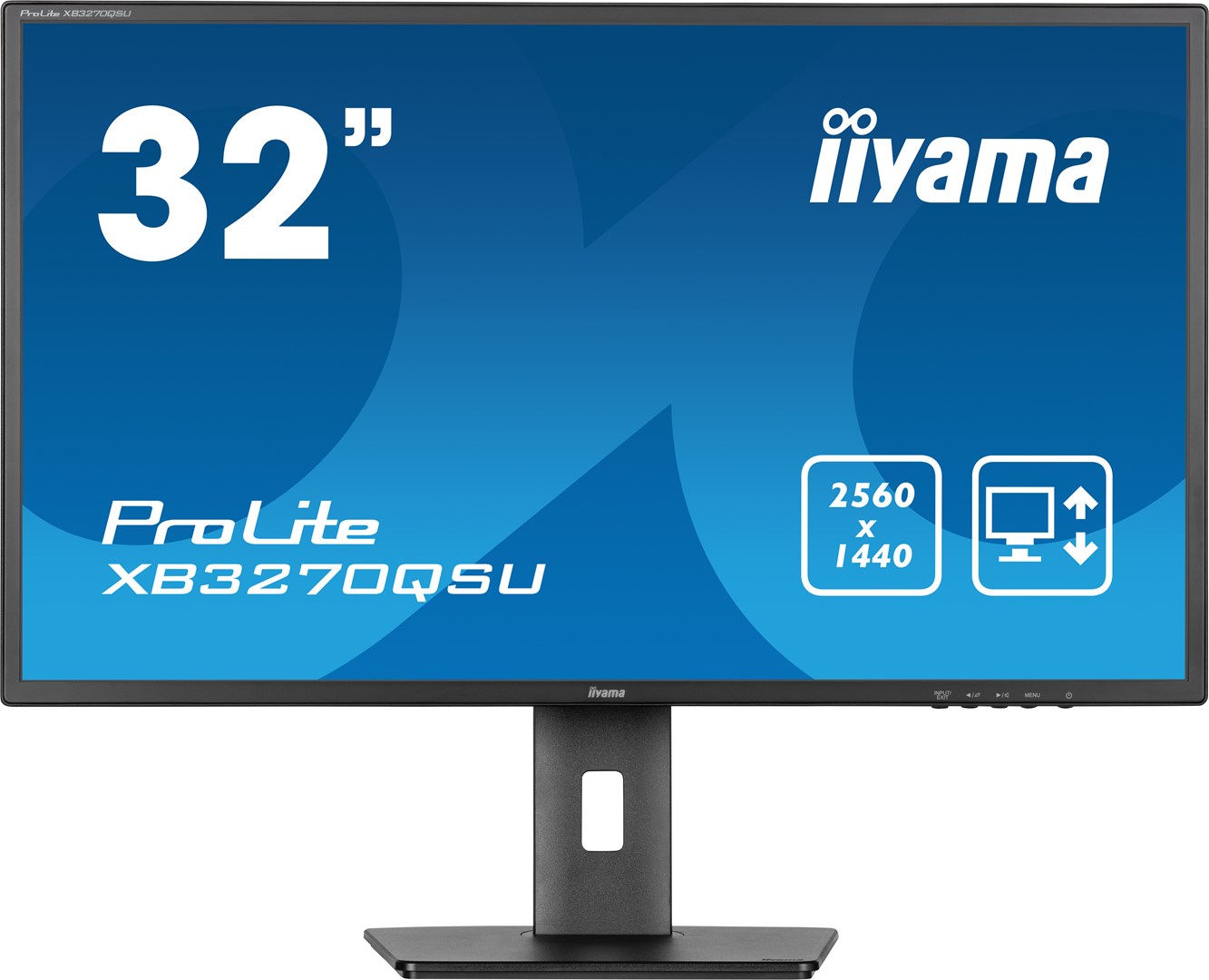 Монитор iiyama ProLite XB3270QSU-B1, 32", 2560 x 1440, 100 Hz, i zi