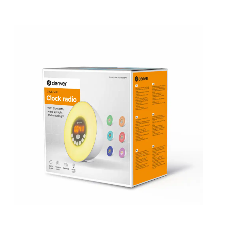 Denver Wake-Up Light Clock Radio CRLB-400