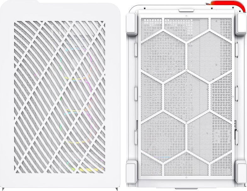 Kasë Montech King 95 Pro ARGB, e bardhë, Midi Tower