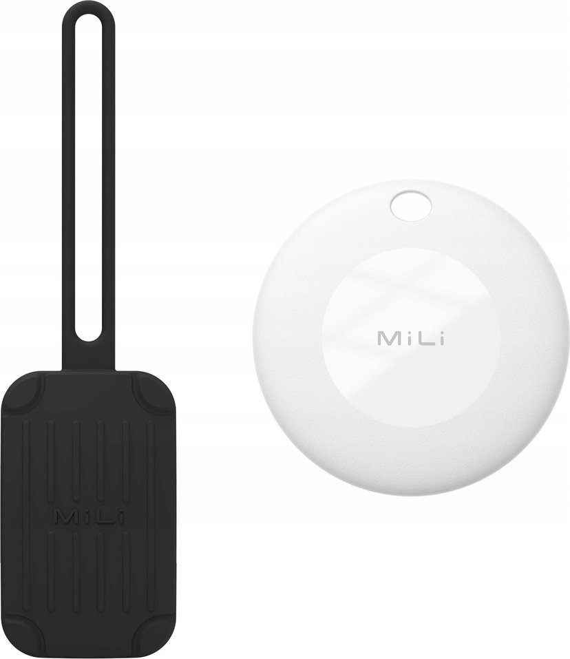 Tag gjurmues Ultron MiTag, me varëse bagazhi, Apple Find My, i zi
