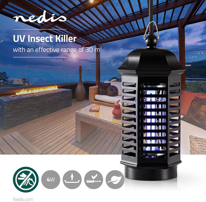 Kapëse insektesh elektrike Nedis, 4 W