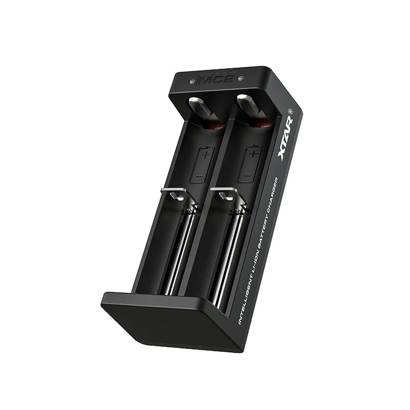 Karikues baterish XTAR MC2, USB-C, 2 slote, i zi