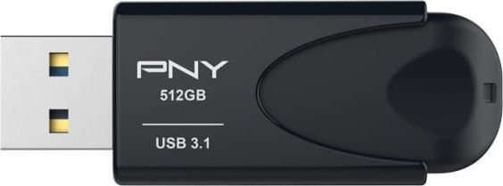 USB PNY Attaché 4 3.1, 512GB, USB 3.1, e zezë