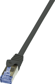 Kabllo rrjeti LogiLink, CAT7, S/FTP, Primeline PIMF, 2m, e zezë