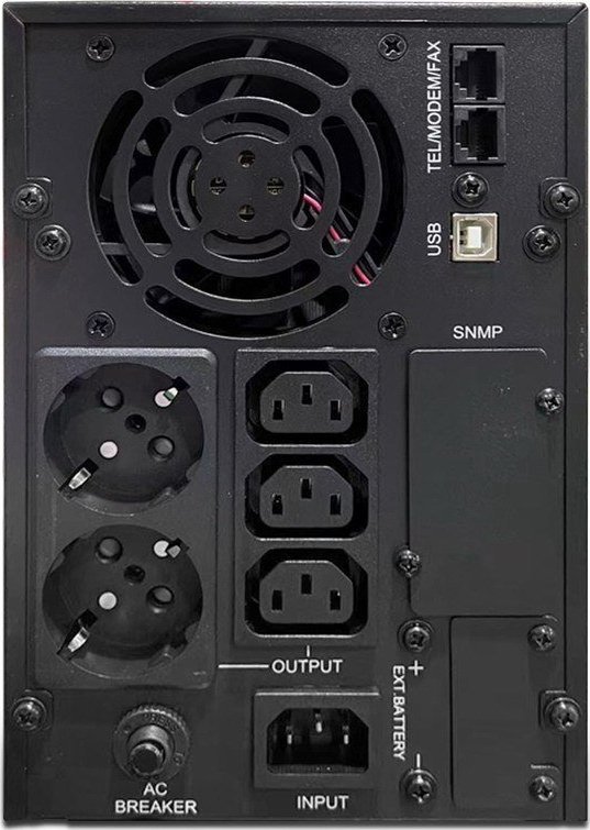 UPS EG-UPS-PS2000-02 2000 VA LCD, 2 x Schuko + 3 x C13 outputs, USB, i zi