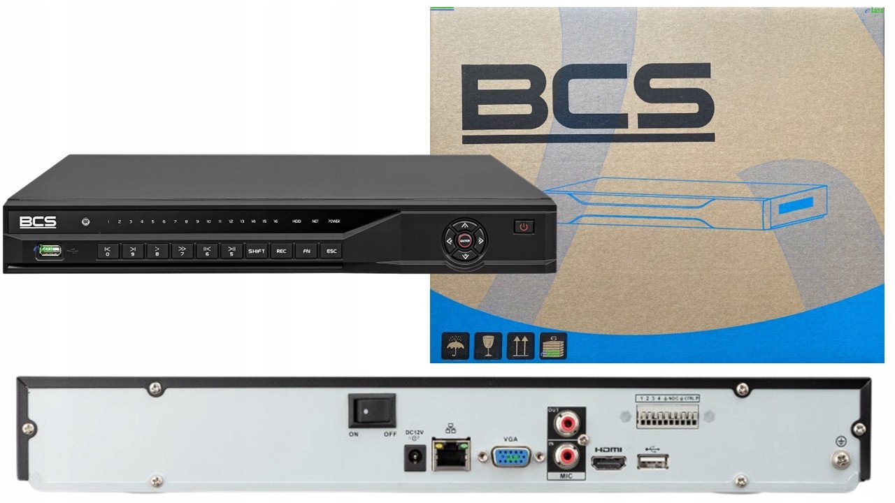 Regjistrues IP BCS L NVR3202 A 4KE 2, 32 kanale, 16Mpx, HDMI 4K