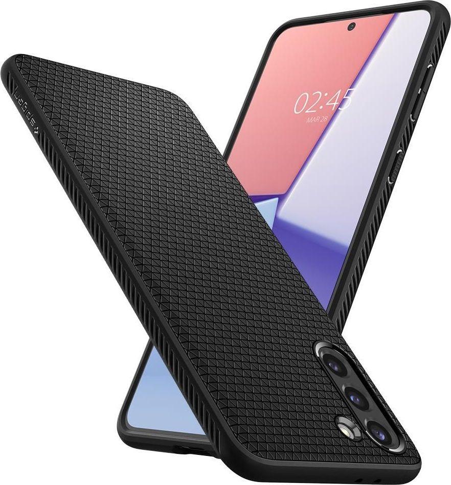 Mbrojtëse telefoni Spigen Case Liquid Air, Galaxy S21+,e zezë (8809756642340-ACS02386)