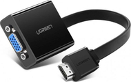 Adapter AV Ugreen 40248, HDMI në S-Video dhe RCA, i zi