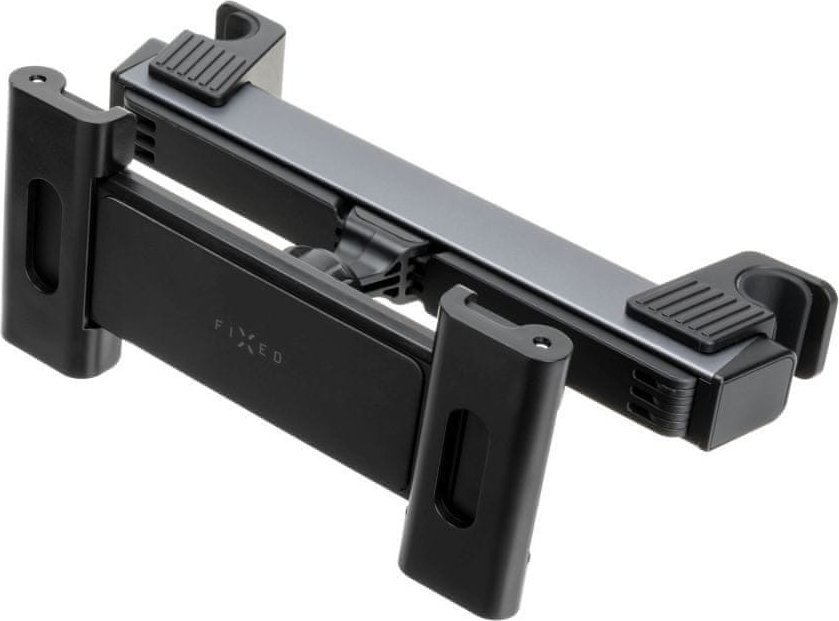 Mbajtëse tableti FIXED Passenger Max, për makinë, me mbështetje koke dhe krah rrëshqitës, gri Space