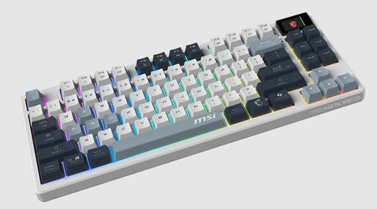 Tastierë MSI Gaming FORGE GK600 TKL W SKY US, e bardhë