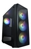 Куќиште за компјутер VeinX ME19A Mid Tower, 4x 120mm ARGB, USB 3.0, црно