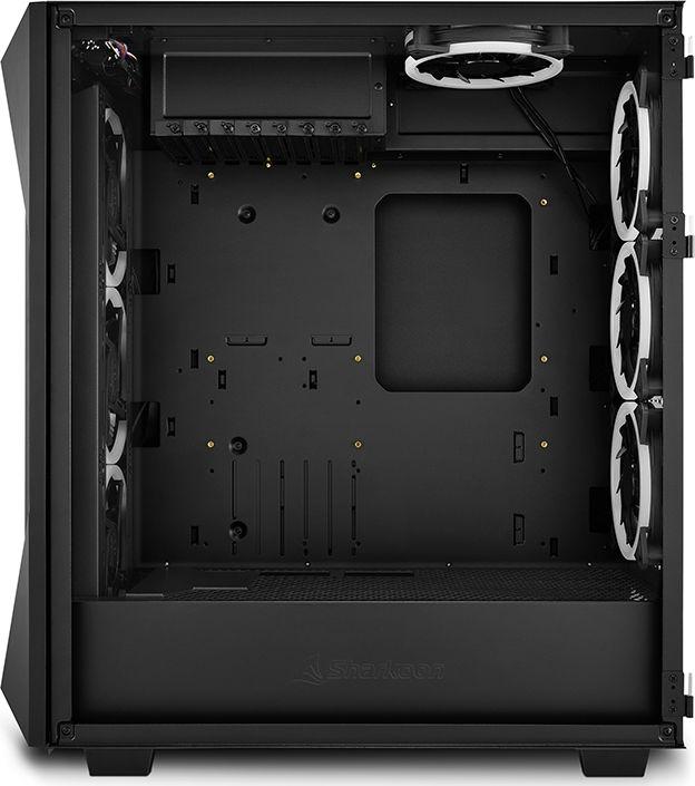 Kasë Sharkoon REV300 ARGB, e zezë, Full Tower